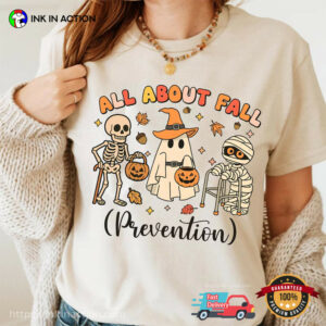 All About Fall Prevention, Halloween Physical Therapy Shirt 3 InkInAction.com