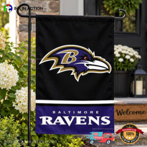 Baltimore Ravens NFL Team Garden Flag