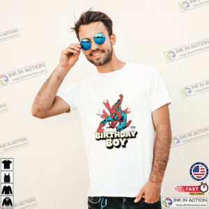 Birthday Boy Spider Man Classic Shirt 3 InkInAction.com