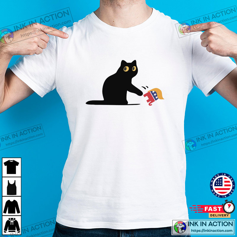 Black Cat Fuck Trump Funny Trump Protest Shirt Black Cat Fuck Trump Funny Trump Protest Shirt