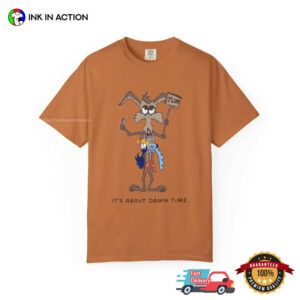 Coyote Road Runner Warner Brothers Cartoon Comfort Colors Shirt