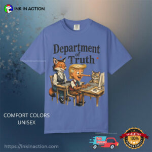 Department Of Truth, Lying Trump Pinocchio Comfort Colors Shirt