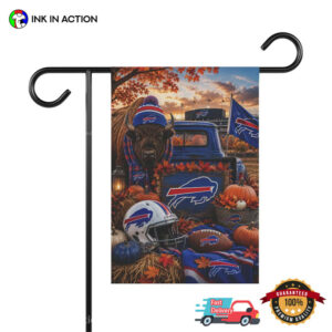 Fall Season Buffalo Bills Football Yard Flag