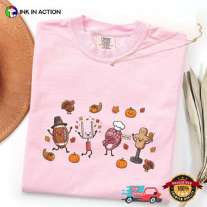 Football Thanksgiving Fall Season Comfort Colors Shirt