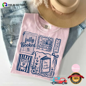 Fully Booked Bookish Stamps Comfort Colors Shirt