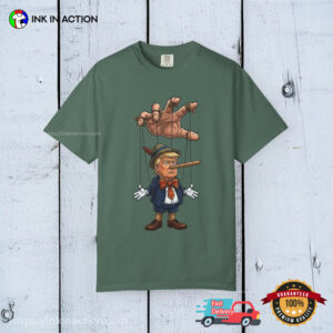 Funny Lying Trump Pinocchio Puppet Comfort Colors Shirt 2 InkInAction.com