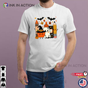 Halloween Teacher, Spooky School Shirt 2 InkInAction.com