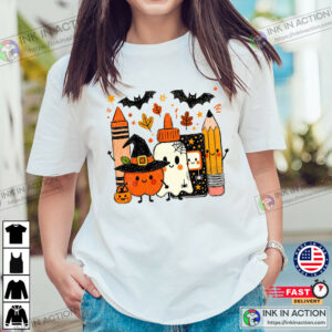 Halloween Teacher, Spooky School Shirt 3 InkInAction.com
