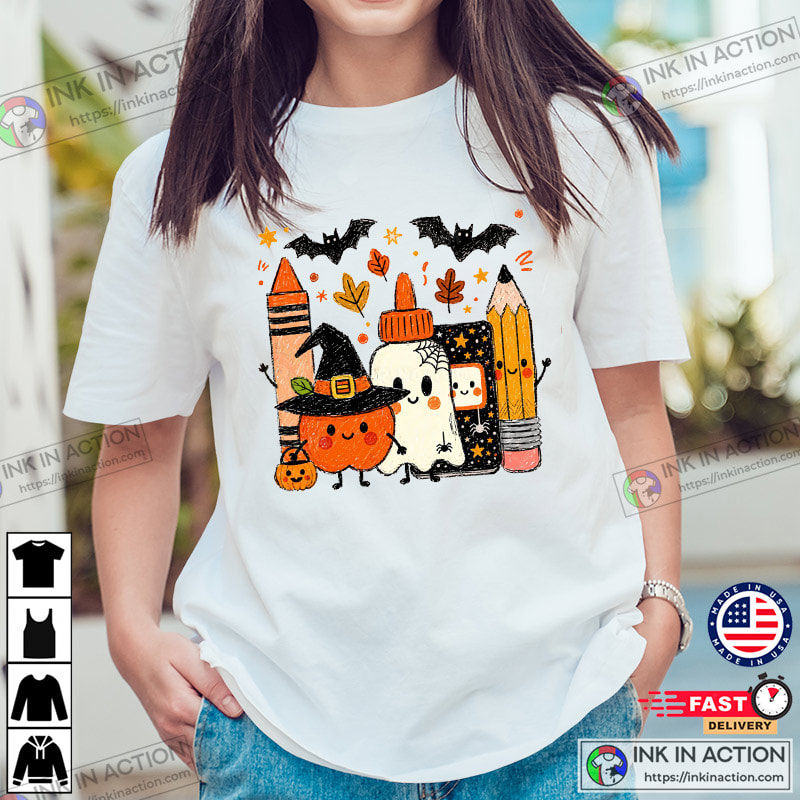 Halloween Teacher, Spooky School Shirt Halloween Teacher, Spooky School Shirt