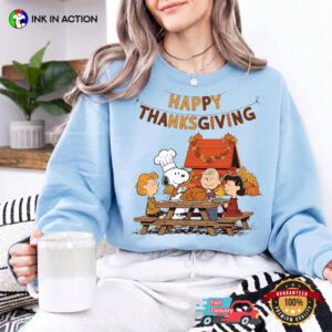 Happy Thanksgiving, Turkey Snoopy Thanksgiving Shirt