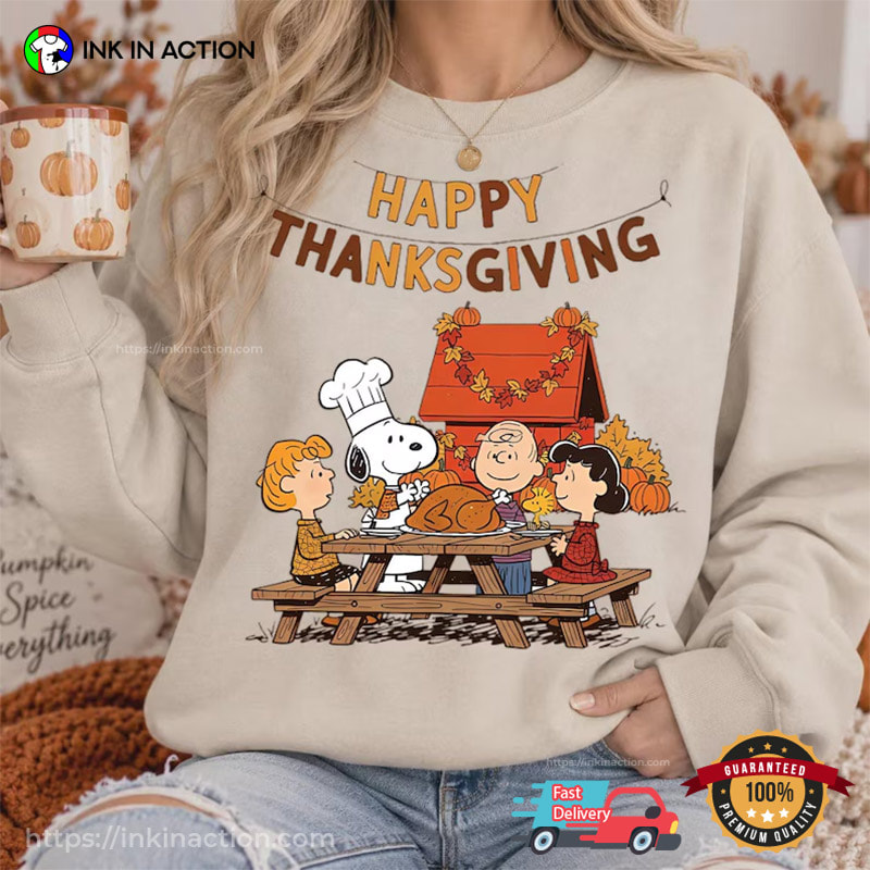 Happy Thanksgiving, Turkey Snoopy Thanksgiving Shirt Happy Thanksgiving, Turkey Snoopy Thanksgiving Shirt