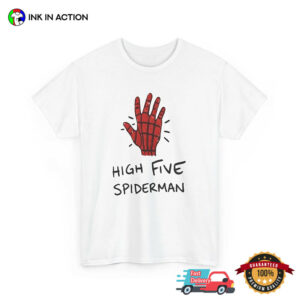 High Five Spiderman Shirt 3 InkInAction.com