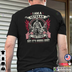 I Am A Veteran Vintage Army Veteran Shirts​