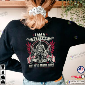 I Am A Veteran Vintage Army Veteran Shirts​