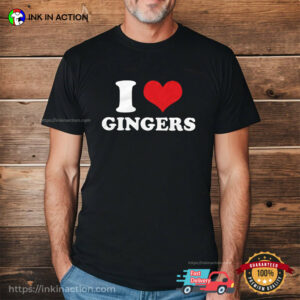 I Heart Ginger, I Love Gingers Shirt