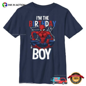 I'm Birthday Boy Spidey Marvel Shirt 3 InkInAction.com
