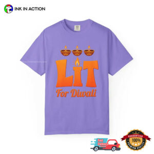 Lit For Diwali, Festival Of Lights Comfort Colors Shirt