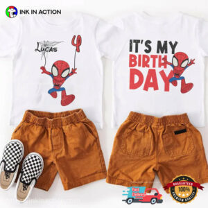 My Birthday Spidey Custom Spider-Man Birthday Shirt