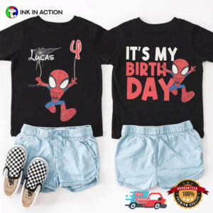 My Birthday Spidey Custom Spider-Man Birthday Shirt