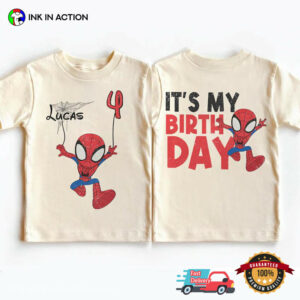 My Birthday Spidey Custom Spider Man Birthday Shirt 3 InkInAction.com