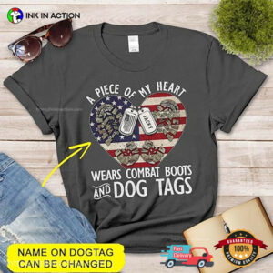 My Military Dog Wears Combat Boots And Dog Tags Shirt 3 InkInAction.com