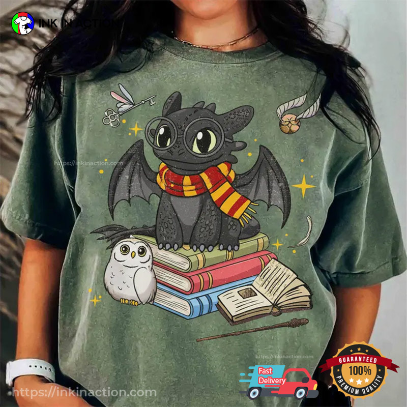 Night Fury Toothless Wizard Harry Potter Comfort Colors Shirt Night Fury Toothless Wizard Harry Potter Comfort Colors Shirt