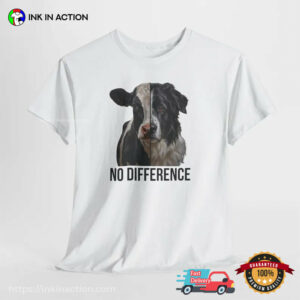 No Difference Animal Equality Vegan Shirt 2 InkInAction.com