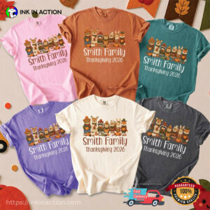 Personalized Family Thanksgiving 2026, Happy Thanksgiving Family Comfort Colors Shirt