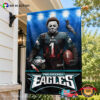 Philadelphia Eagles Michael Myers Halloween Football Yard Flag