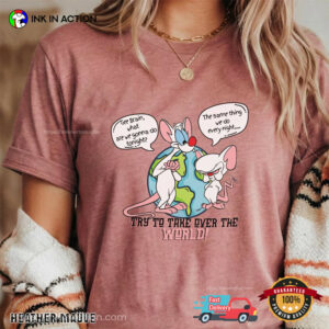 Pinky and The Brain Animaniacs Cartoon Shirt 2 InkInAction.com