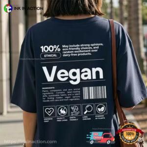 Plant-Based Life 100% Vegan, Funny Vegan T-shirts Plant-Based Life 100% Vegan, Funny Vegan T-shirts