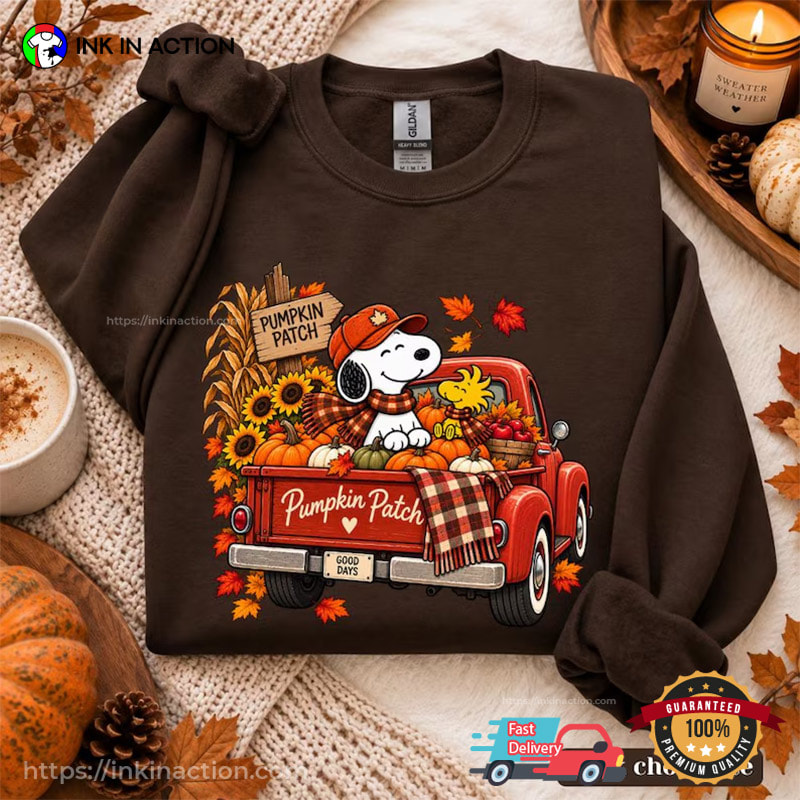 Pumpkin Patch Fall Snoopy Thanksgiving Shirt Pumpkin Patch Fall Snoopy Thanksgiving Shirt