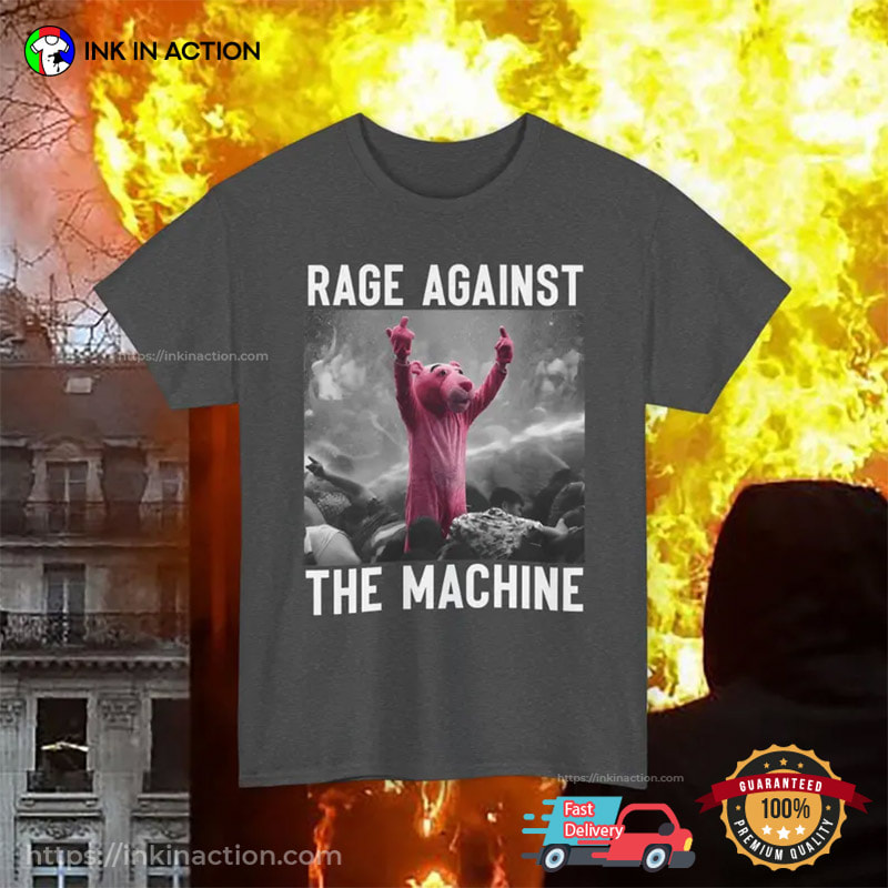 Rage Against The Machine, Pink Panther French Protest Shirt Rage Against The Machine, Pink Panther French Protest Shirt