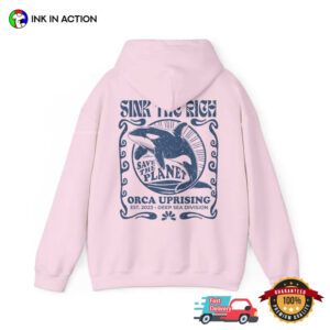 Retro Sink The Rich, Save The Planet Shirt
