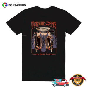 Retro The Dark Lord Worship Coffee Shirt 2 InkInAction.com