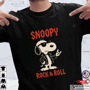 Snoopy Rock And Roll Shirt