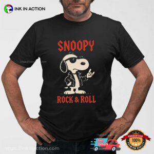 Snoopy Rock And Roll Shirt