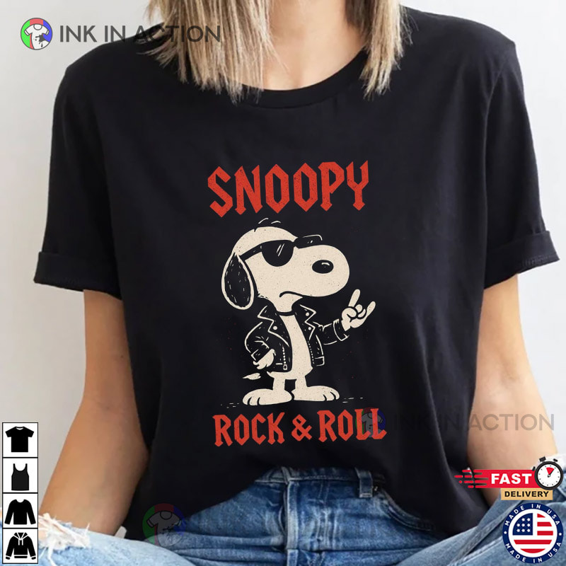 Snoopy Rock And Roll Shirt Snoopy Rock And Roll Shirt