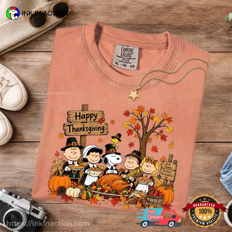 Snoopy Thanksgiving Meal, Happy Thanksgiving Blessings Comfort Colors Shirt Snoopy Thanksgiving Meal, Happy Thanksgiving Blessings Comfort Colors Shirt