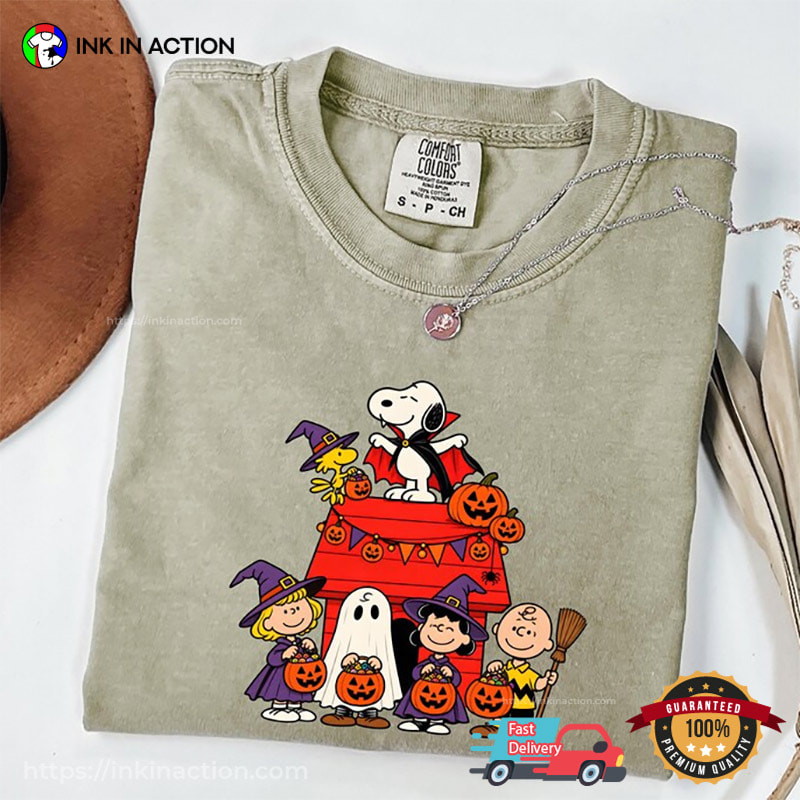 Spooky Halloween Snoopy Party Comfort Colors Shirt Spooky Halloween Snoopy Party Comfort Colors Shirt