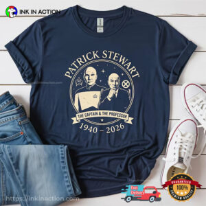 The Captain And The Professor Patrick Stewart Memorial Shirt