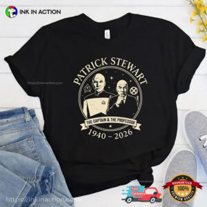 The Captain And The Professor Patrick Stewart Memorial Shirt 2