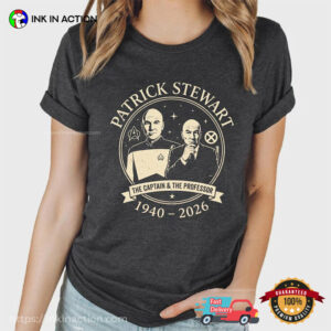 The Captain And The Professor Patrick Stewart Memorial Shirt