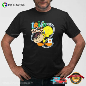 Vintage Tweety And Taz Halloween Looney Tunes Shirt