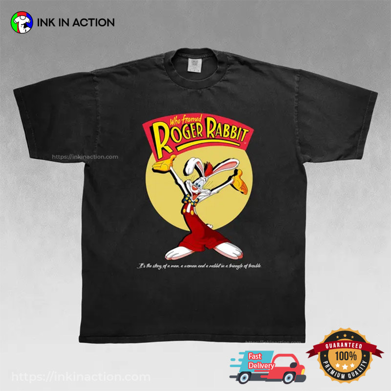 Vintage Who Farmed Roger Rabbit Cartoon Comfort Colors Shirt