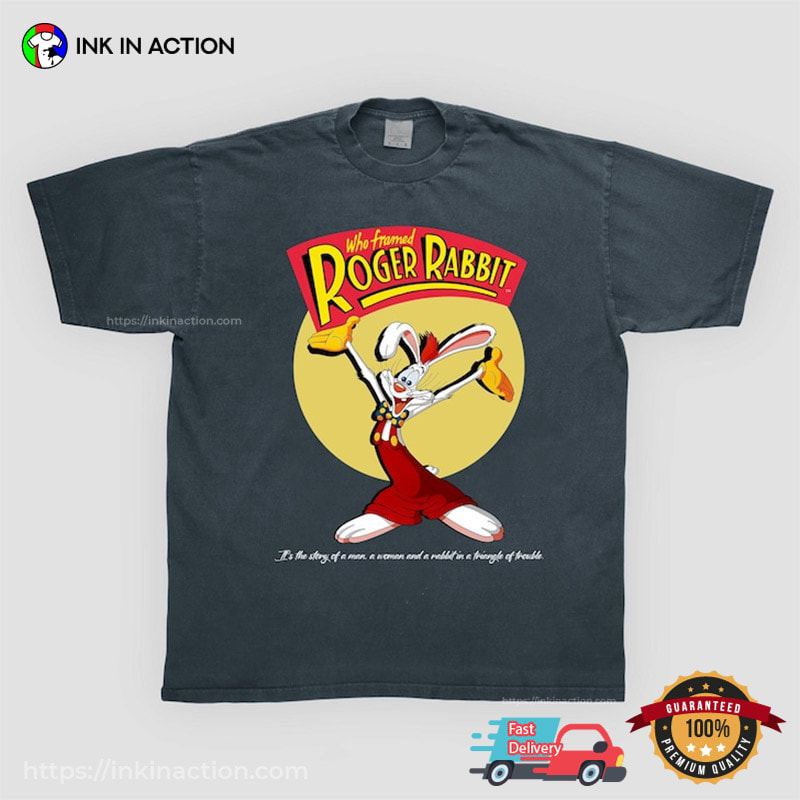 Vintage Who Farmed Roger Rabbit Cartoon Comfort Colors Shirt