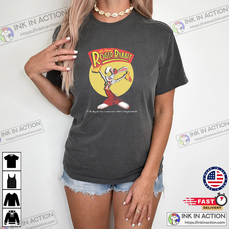 Vintage Who Farmed Roger Rabbit Cartoon Comfort Colors Shirt