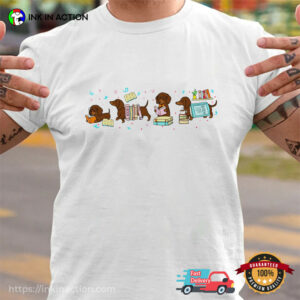 Weenie Dod Dachshund Bookish Shirt
