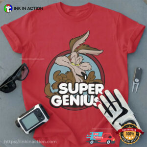 Wile E Coyote Super Genius Looney Tunes Shirt