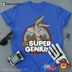 Wile E Coyote Super Genius looney tunes shirt 3 InkInAction.com